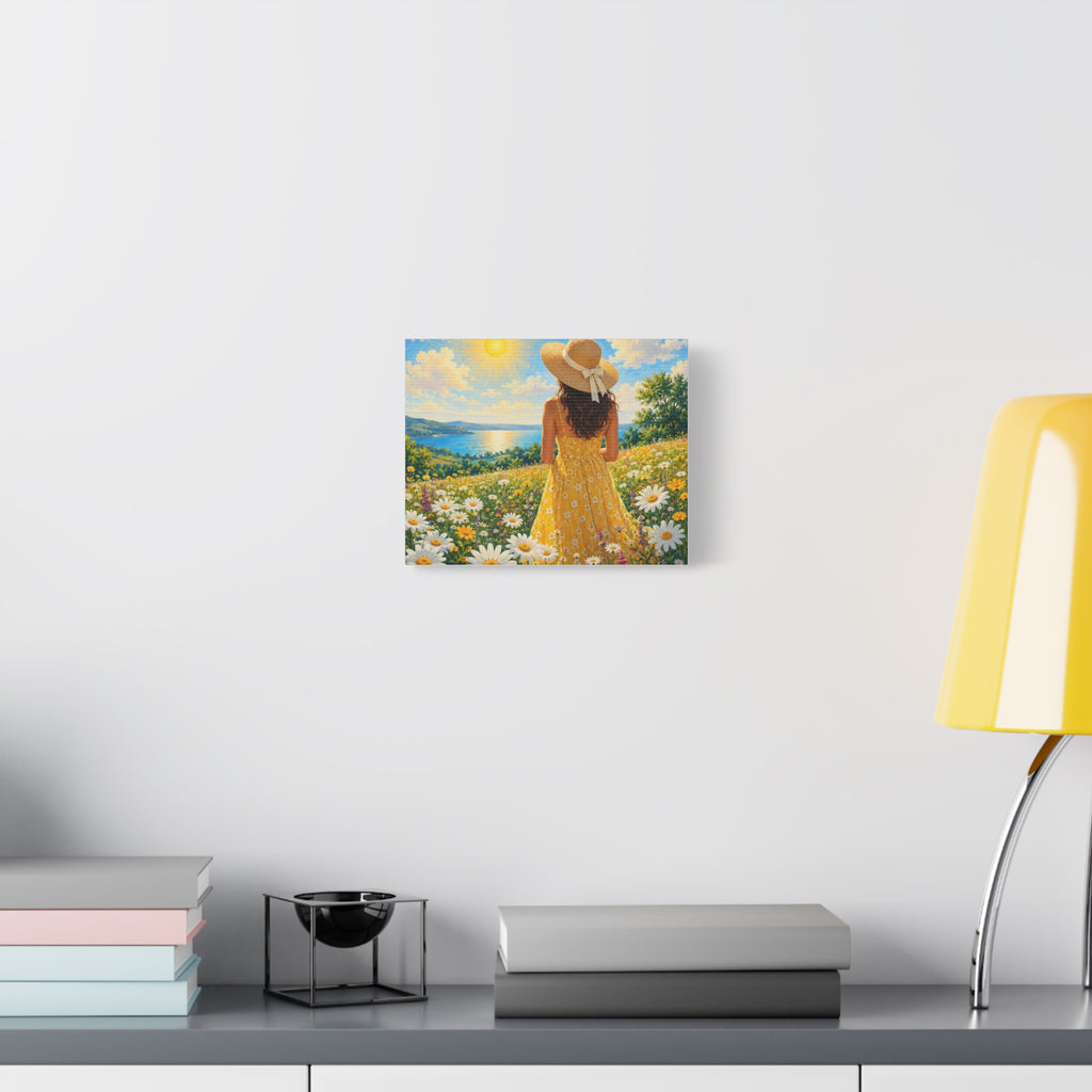 Bloom Where Hope Shines Matte Canvas Art