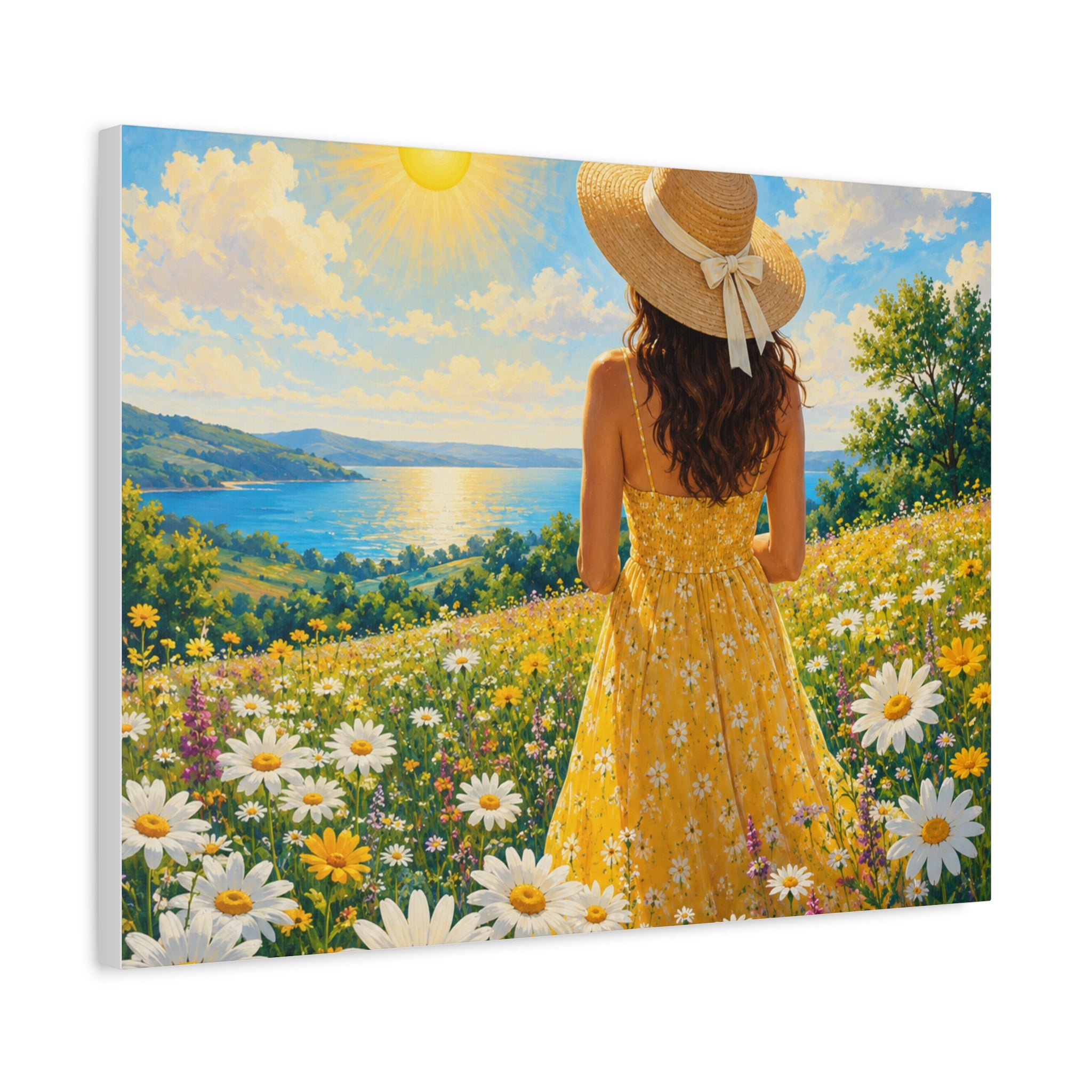 Bloom Where Hope Shines Matte Canvas Art