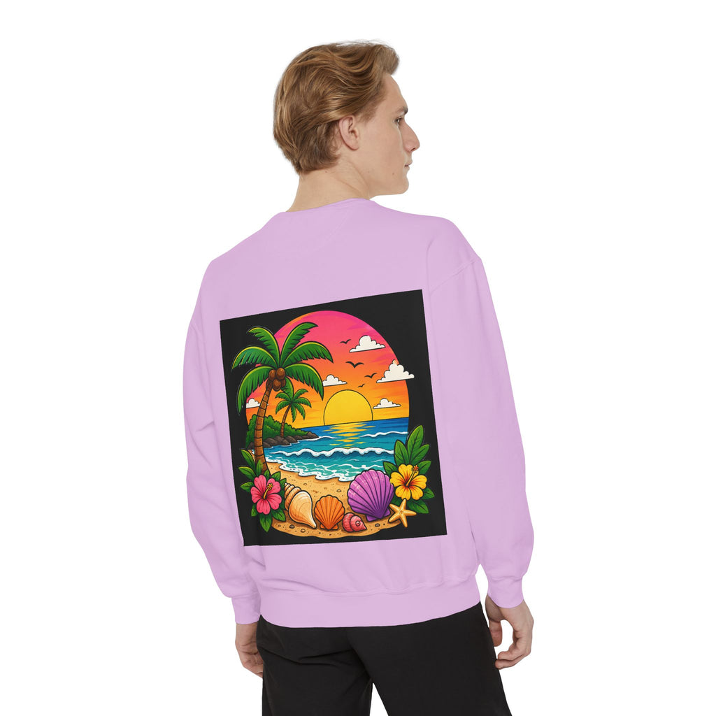 Vacation Vibes Sweatshirt — "Work Can Wait, Vacation Can't" Beach Resort Pullover