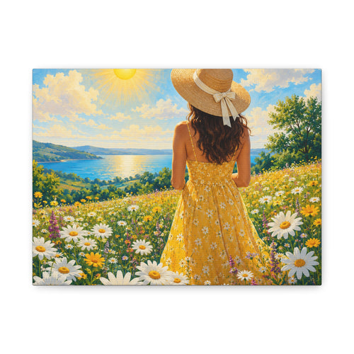 Bloom Where Hope Shines Matte Canvas Art