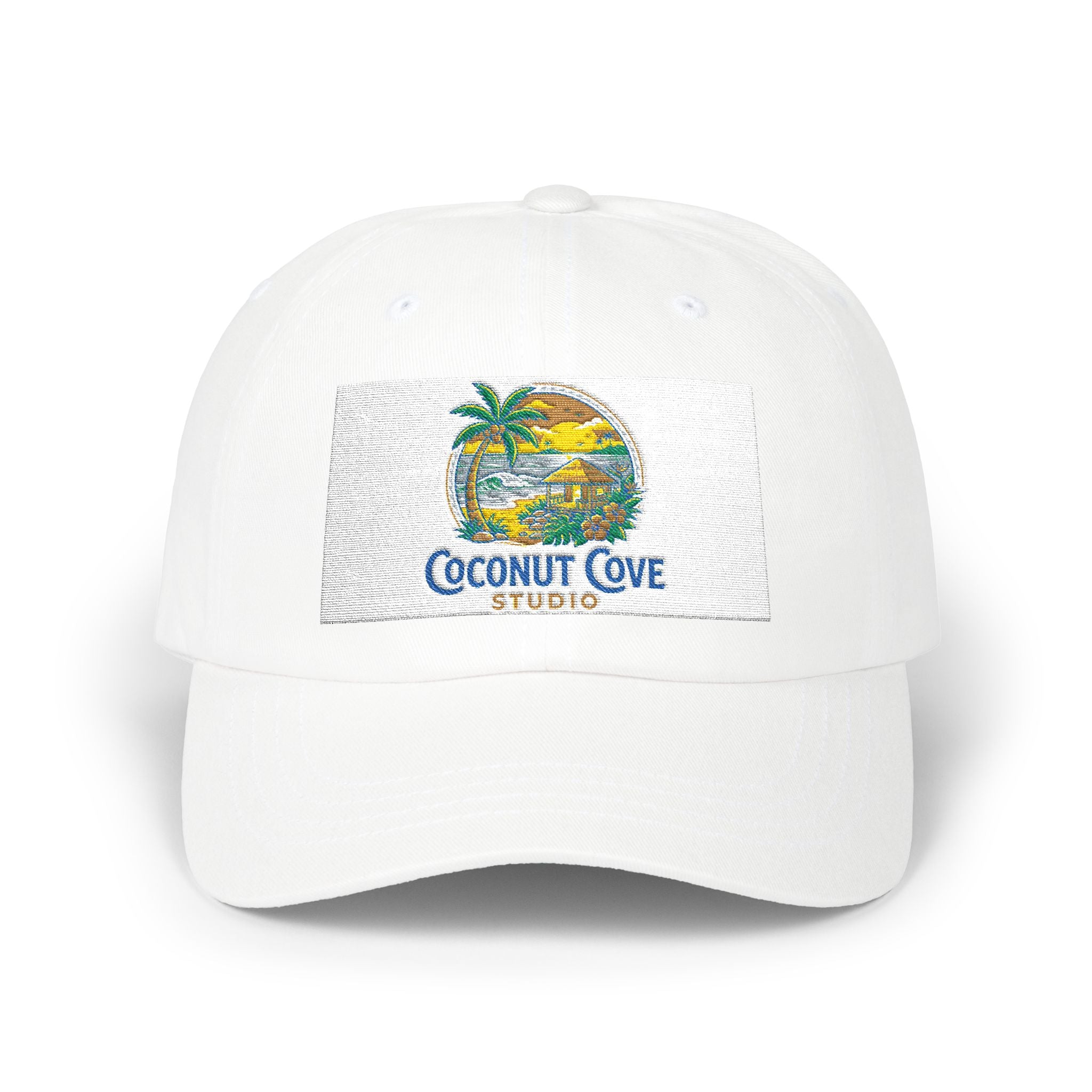 Dad Cap — Coconut Cove Beach Sunset Embroidered Hat