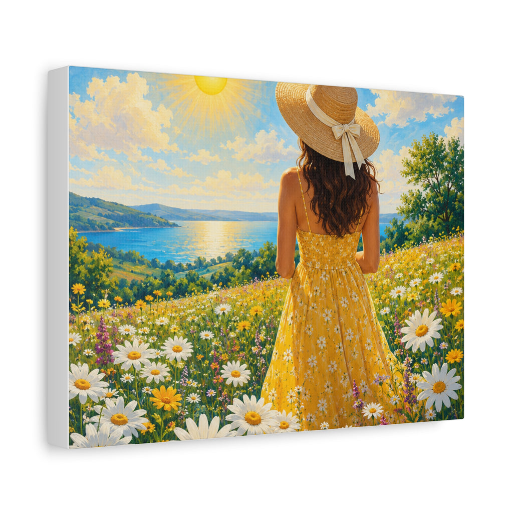 Bloom Where Hope Shines Matte Canvas Art