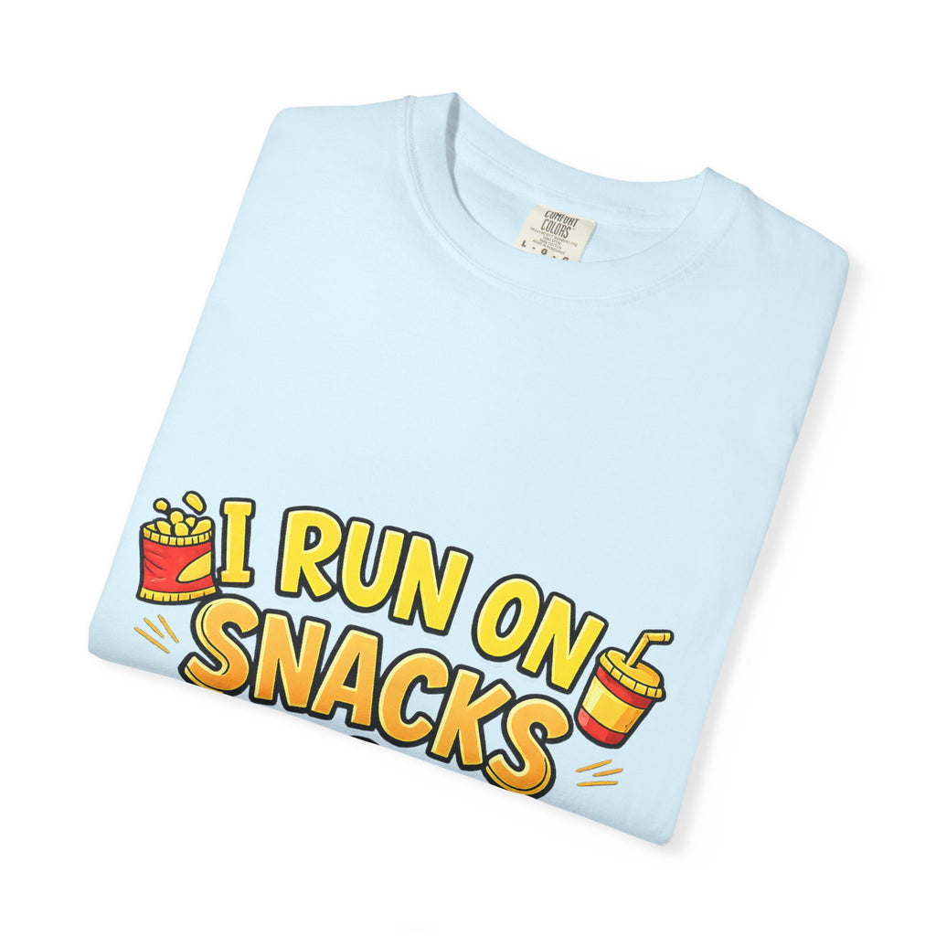 I Run on Snacks & Sarcasm T-Shirt