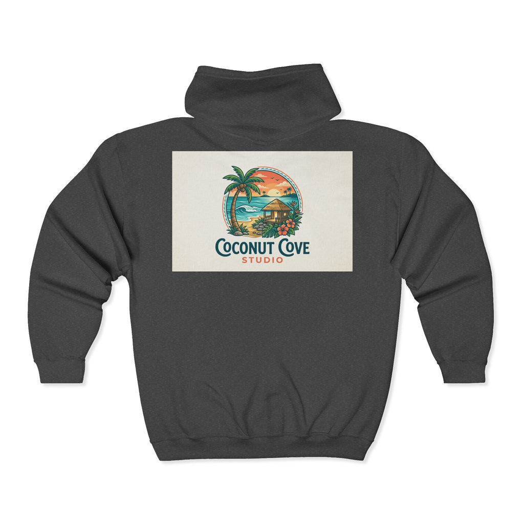Black Girl Magic Zip Hoodie — Empowering Graphic Full-Zip Sweatshirt