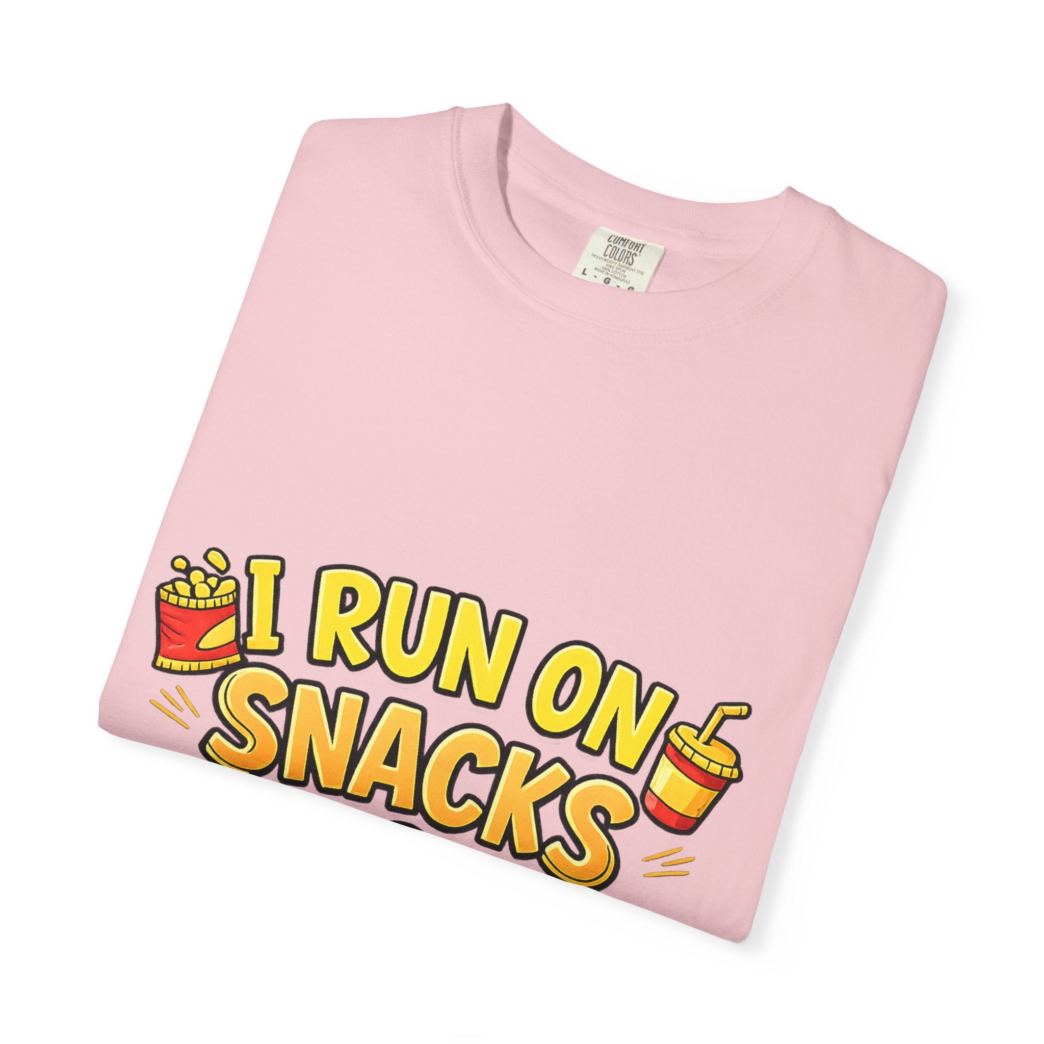 I Run on Snacks & Sarcasm T-Shirt