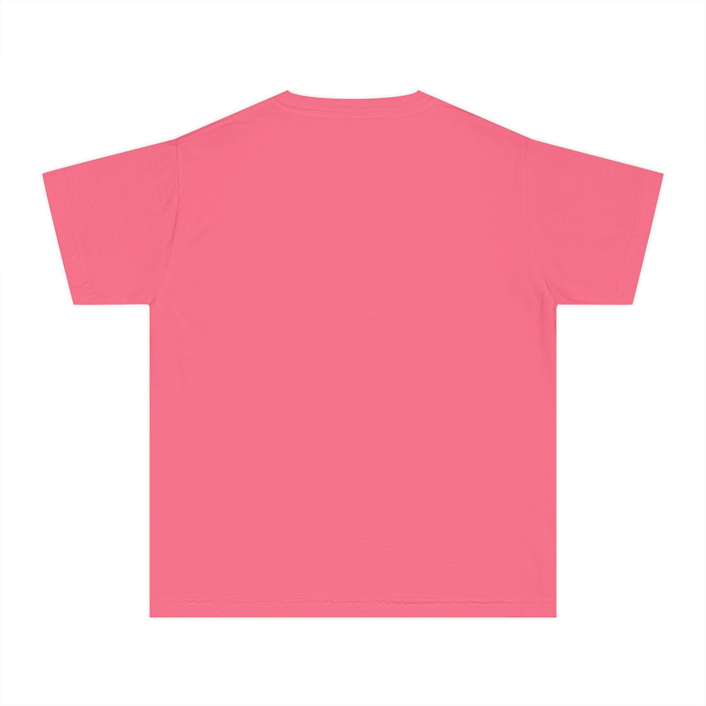 Youth Graphic Tee — "New Year, New Chapter, Same Girl" Back-to-School Cute Rainbow Design