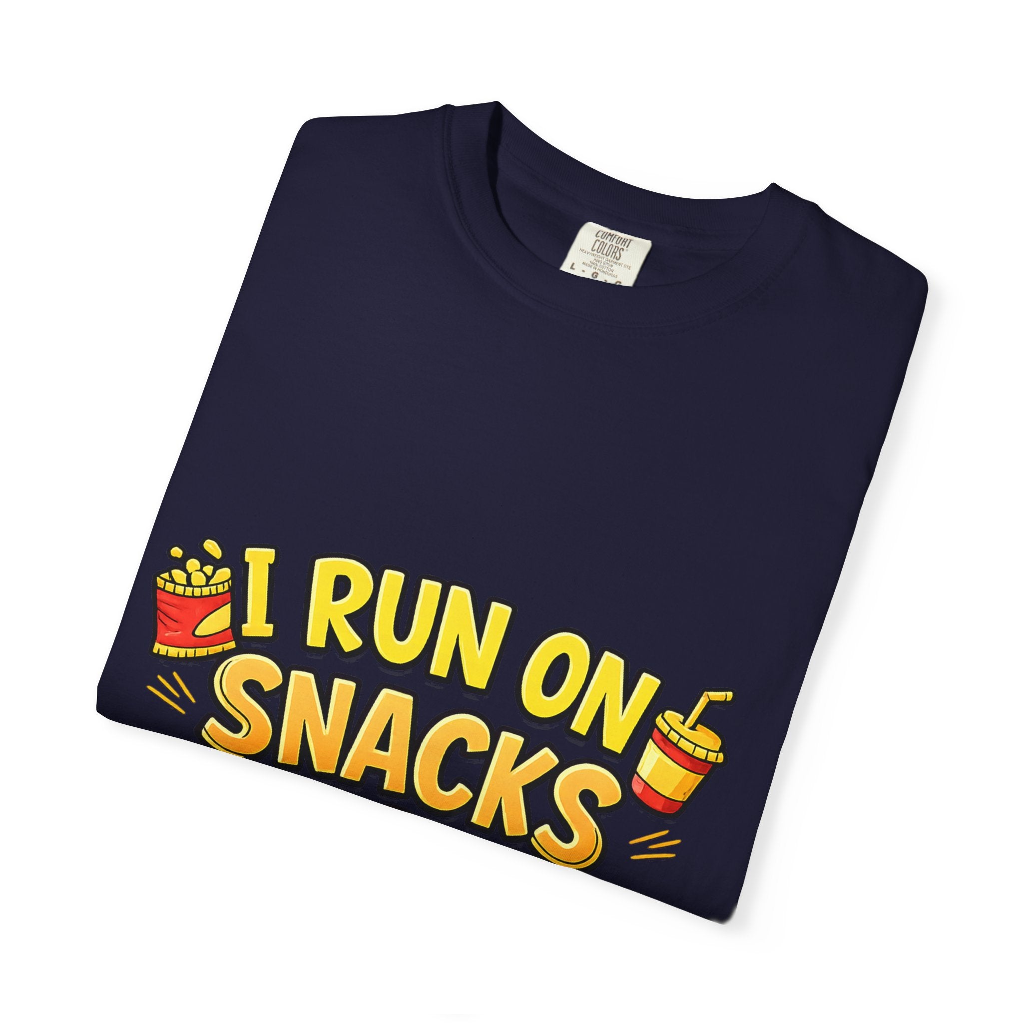 I Run on Snacks & Sarcasm T-Shirt