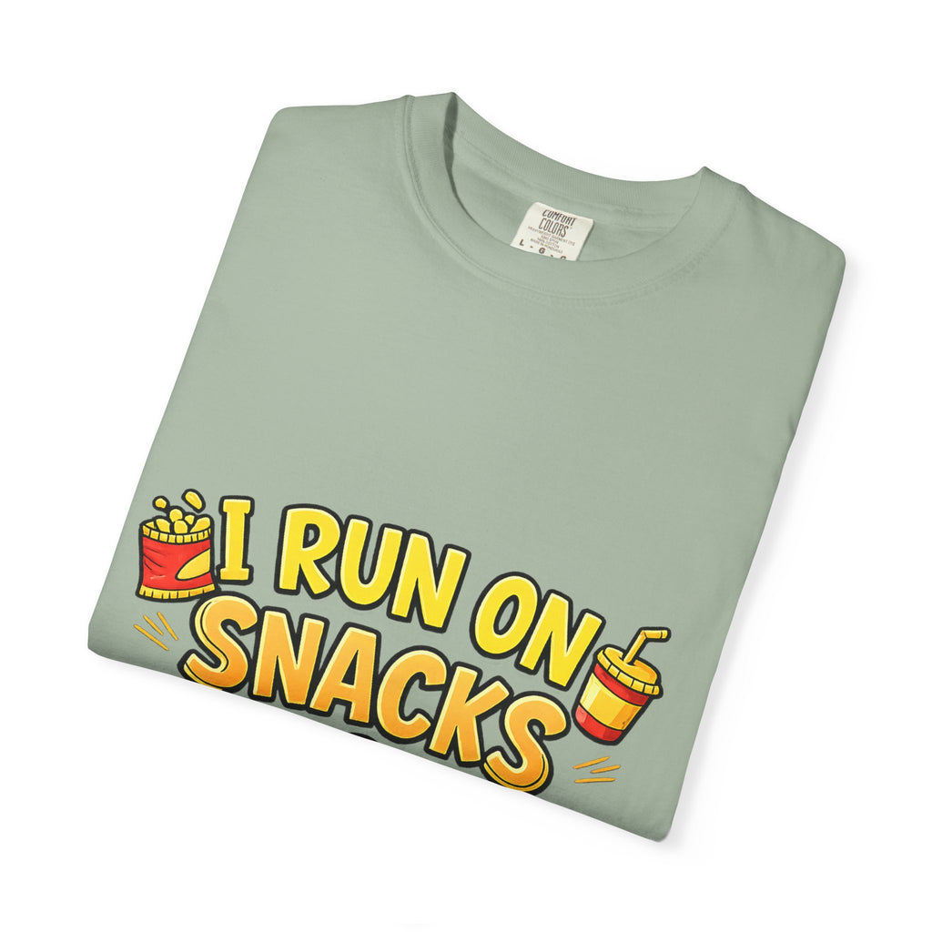 I Run on Snacks & Sarcasm T-Shirt