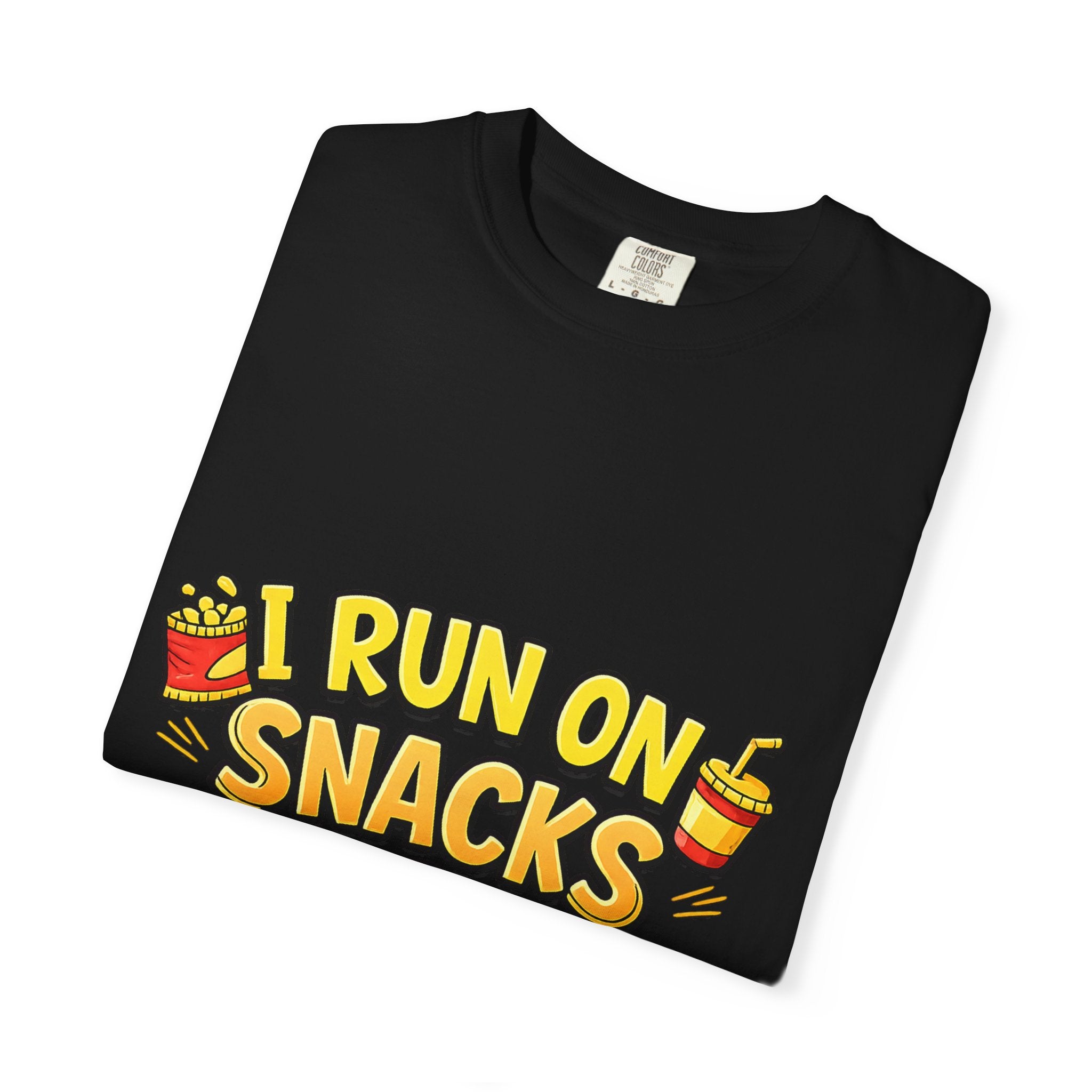 I Run on Snacks & Sarcasm T-Shirt