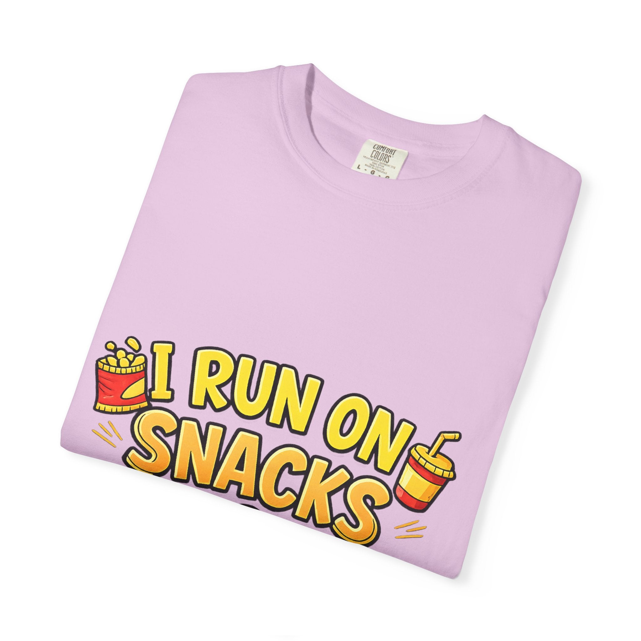 I Run on Snacks & Sarcasm T-Shirt