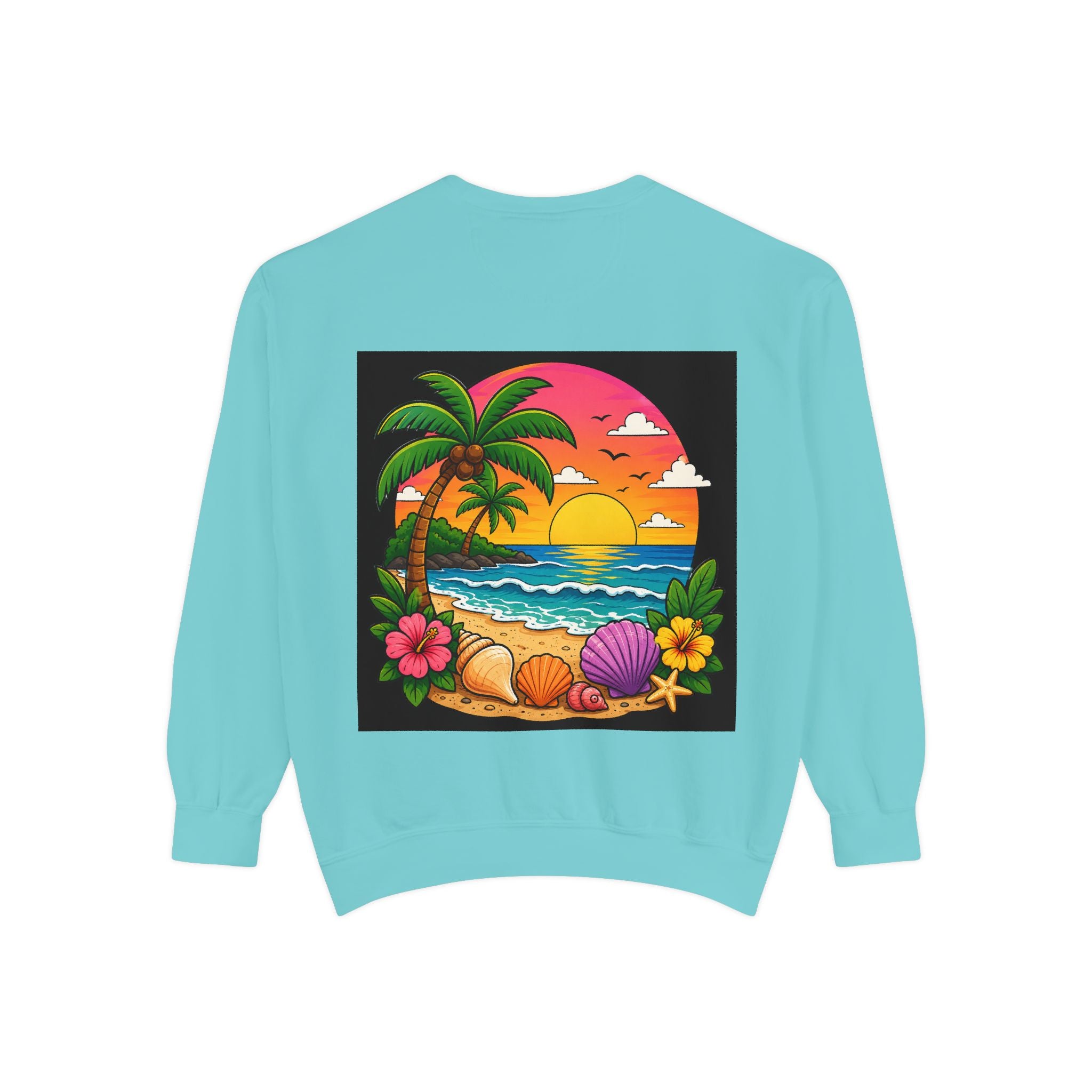 Vacation Vibes Sweatshirt — "Work Can Wait, Vacation Can't" Beach Resort Pullover