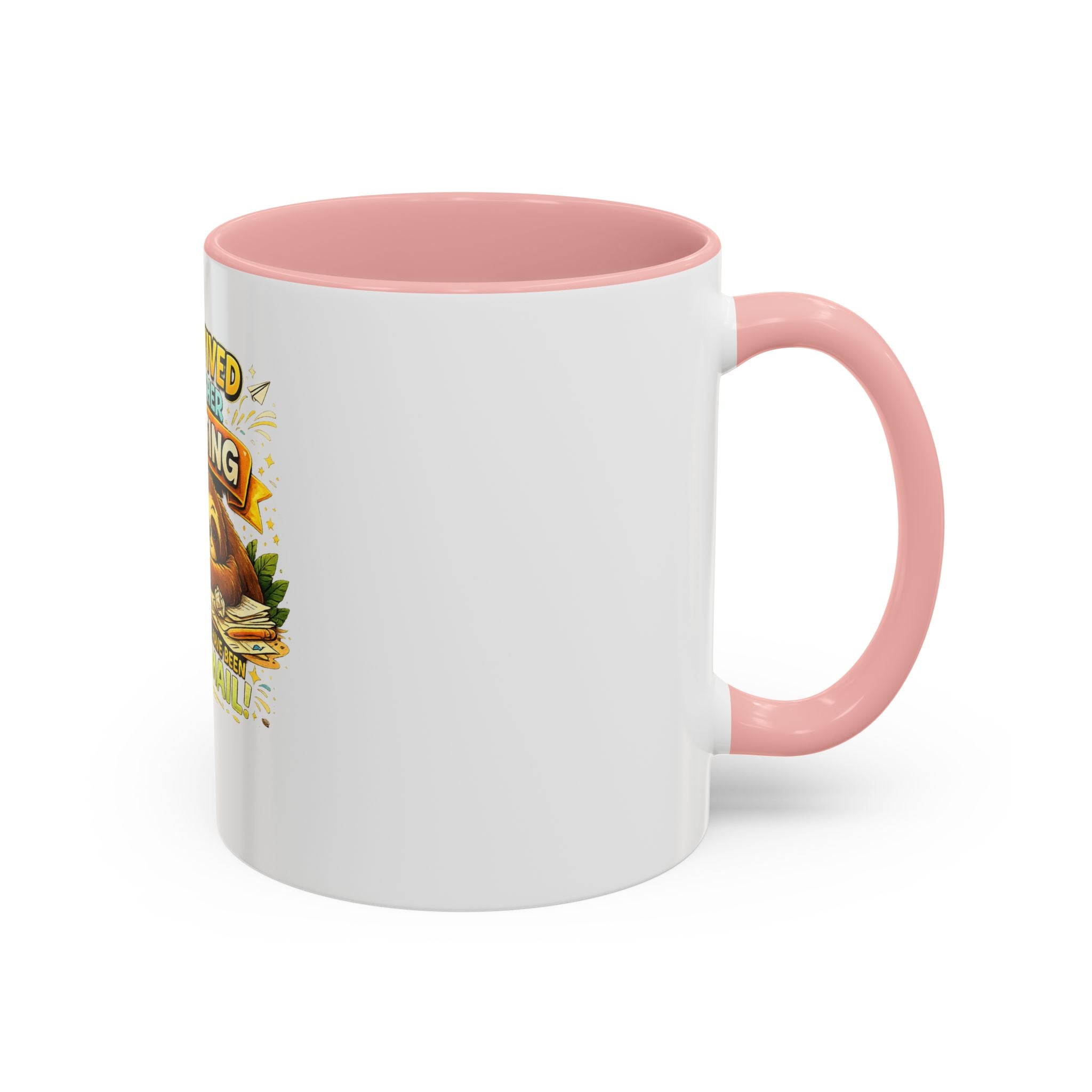 I Survived Another Meeting Coffee Mug — Funny Sloth Work Humor Mug (11/15oz)