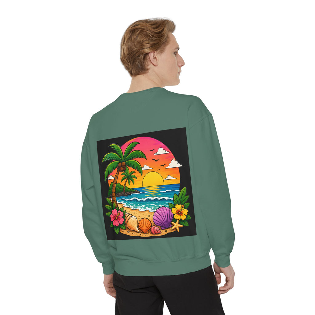 Vacation Vibes Sweatshirt — "Work Can Wait, Vacation Can't" Beach Resort Pullover