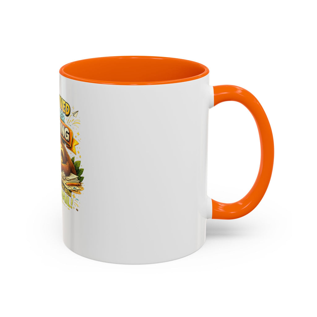 I Survived Another Meeting Coffee Mug — Funny Sloth Work Humor Mug (11/15oz)