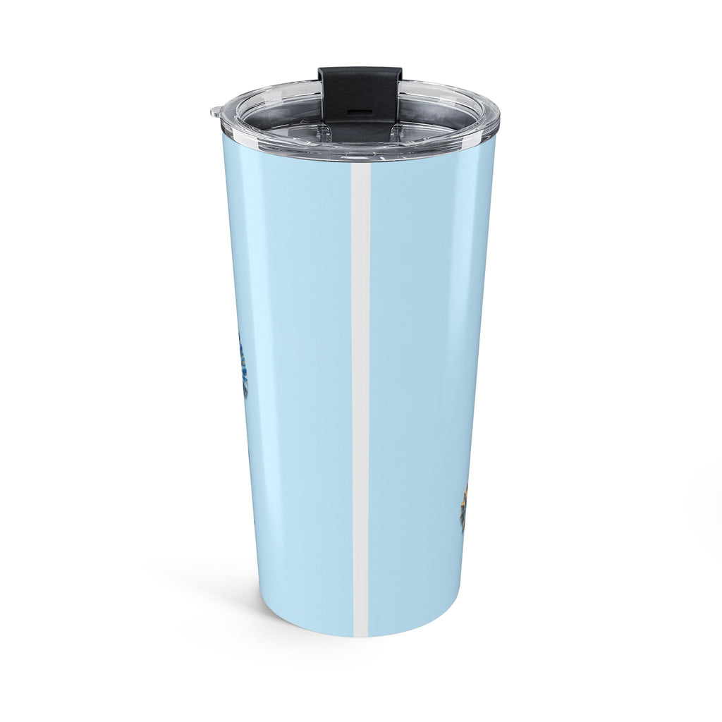20oz Tumbler - "Sun, Sand and Sangria" Beach Travel Mug, Insulated Stainless Steel Cup