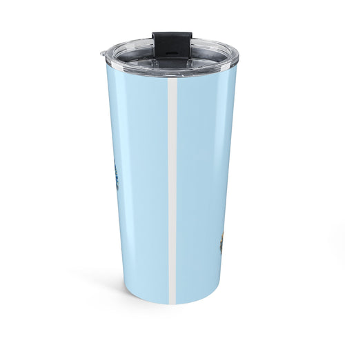 20oz Tumbler - "Sun, Sand and Sangria" Beach Travel Mug, Insulated Stainless Steel Cup