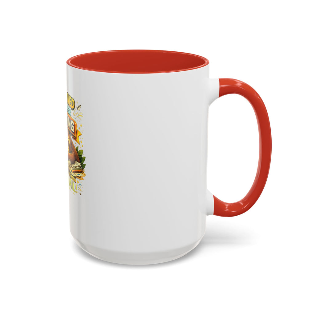 I Survived Another Meeting Coffee Mug — Funny Sloth Work Humor Mug (11/15oz)
