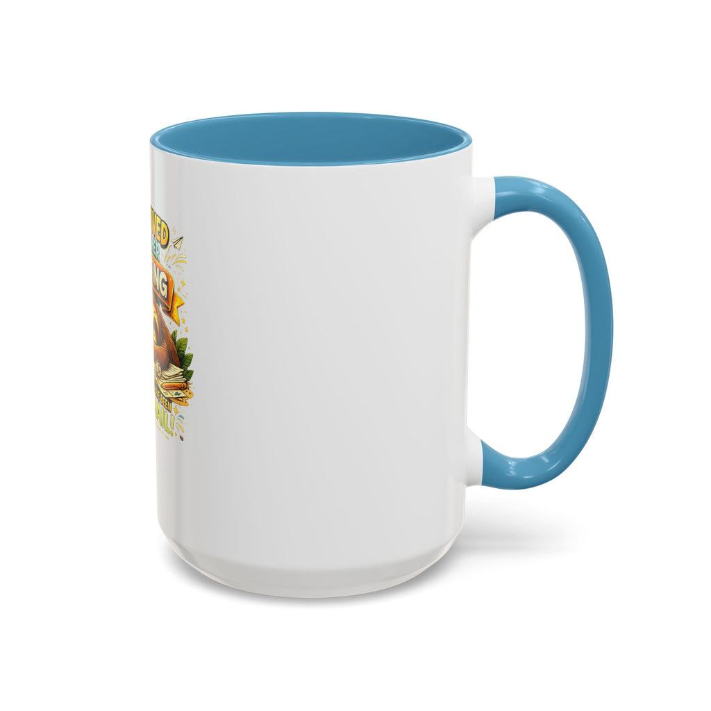 I Survived Another Meeting Coffee Mug — Funny Sloth Work Humor Mug (11/15oz)