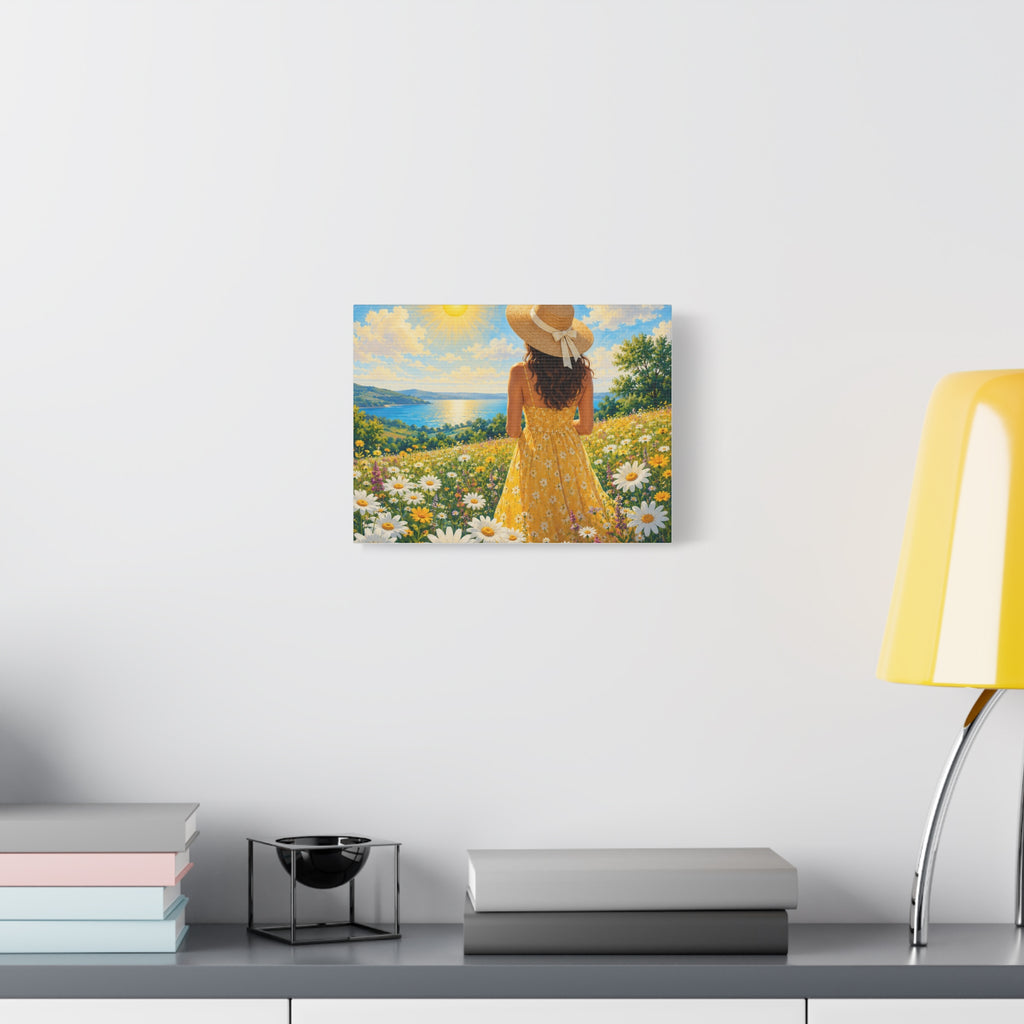 Bloom Where Hope Shines Matte Canvas Art