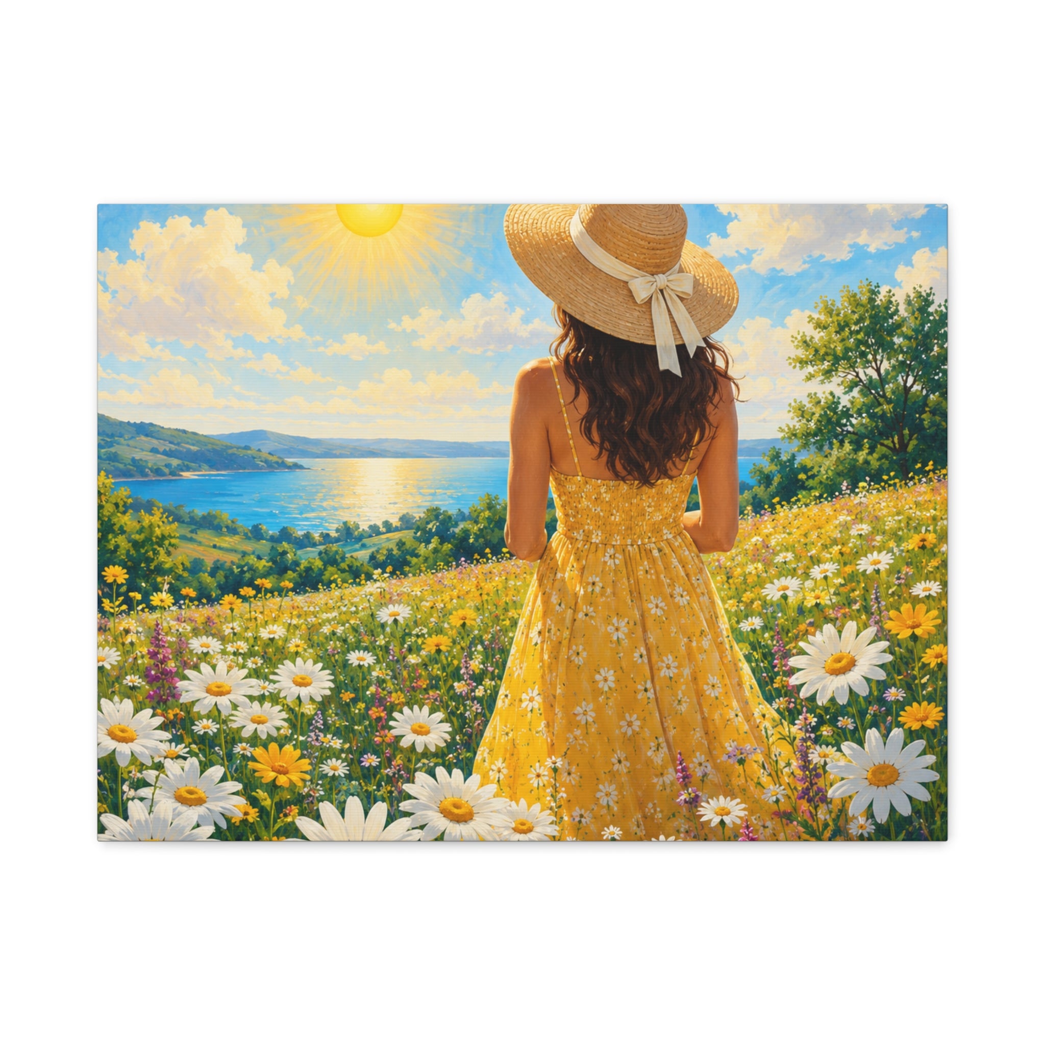 Bloom Where Hope Shines Matte Canvas Art
