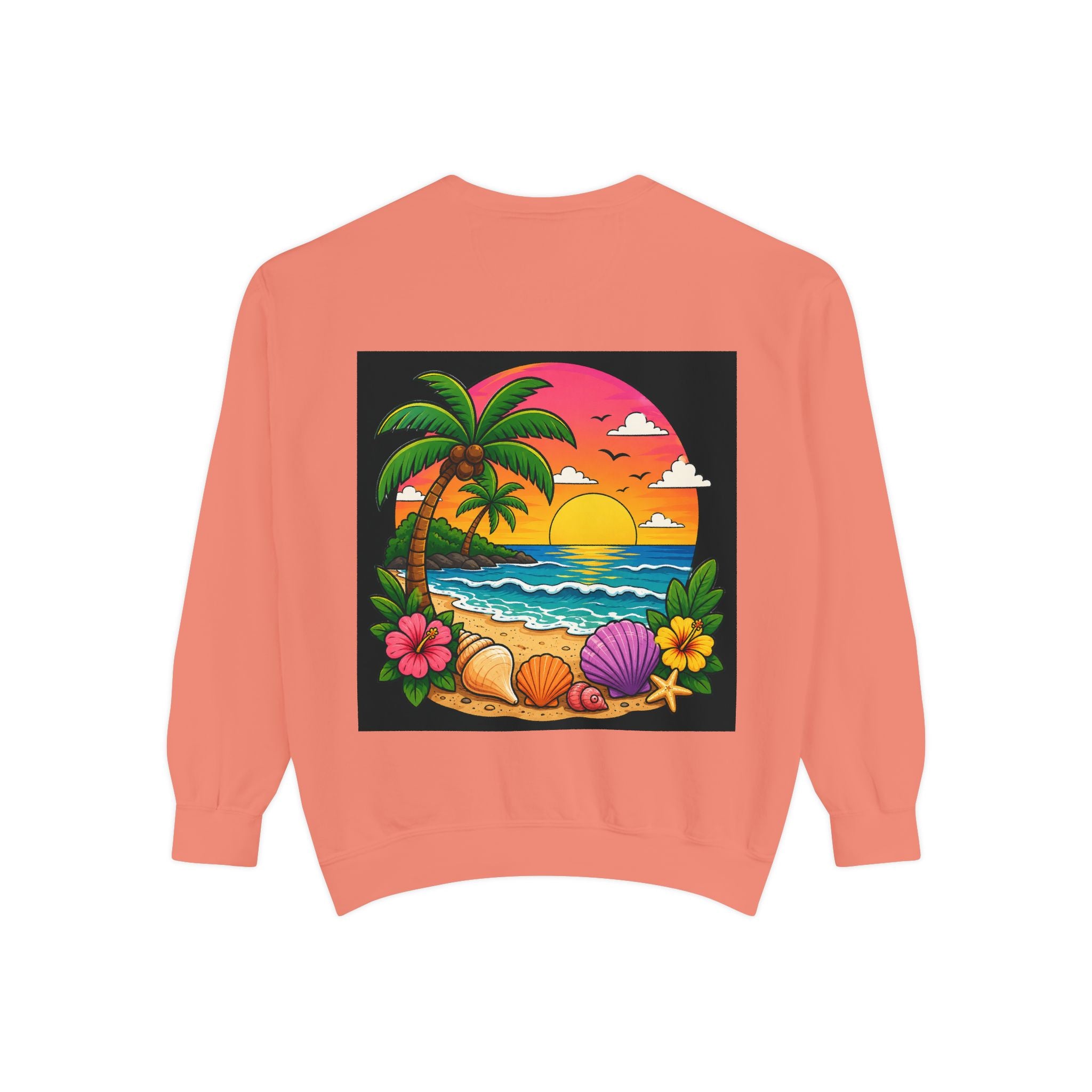 Vacation Vibes Sweatshirt — "Work Can Wait, Vacation Can't" Beach Resort Pullover