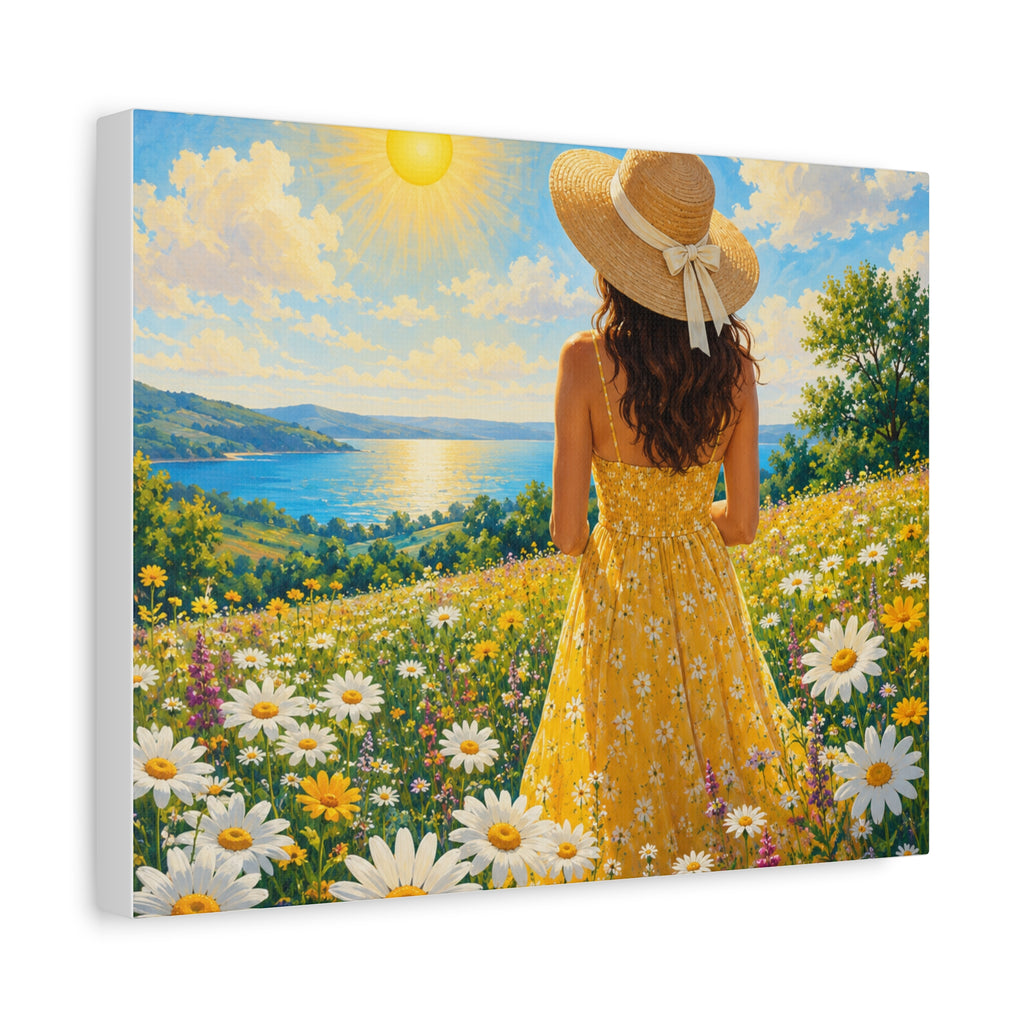 Bloom Where Hope Shines Matte Canvas Art