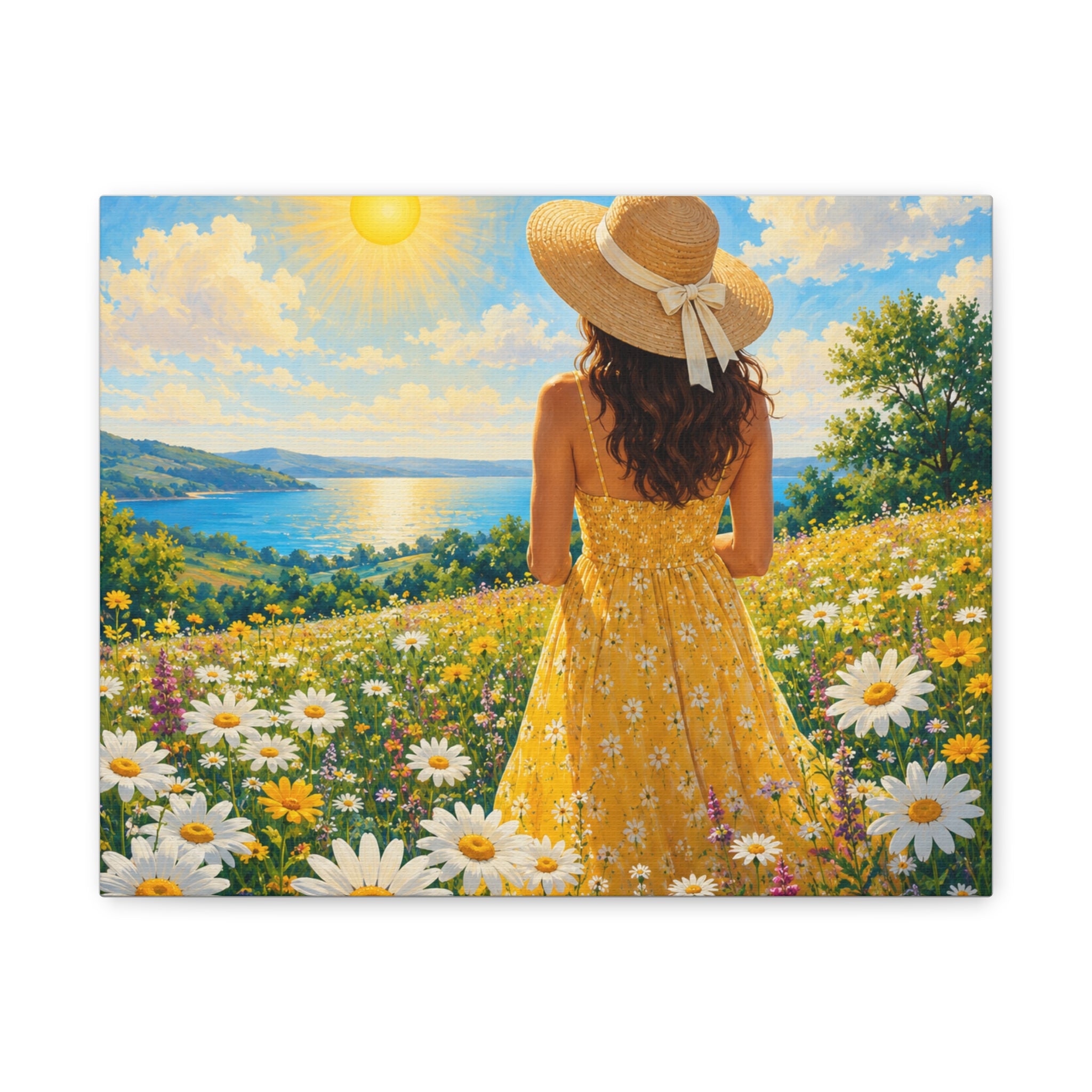 Bloom Where Hope Shines Matte Canvas Art