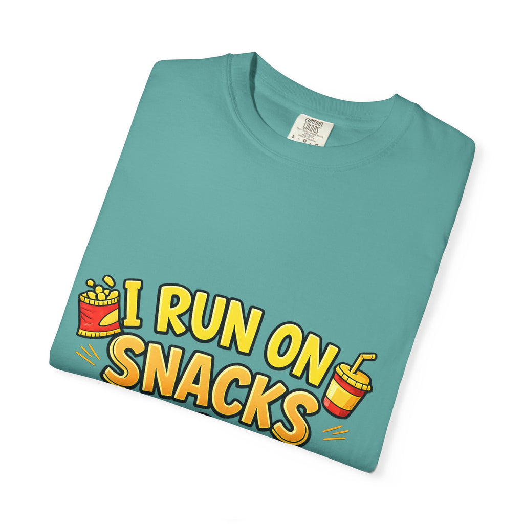 I Run on Snacks & Sarcasm T-Shirt