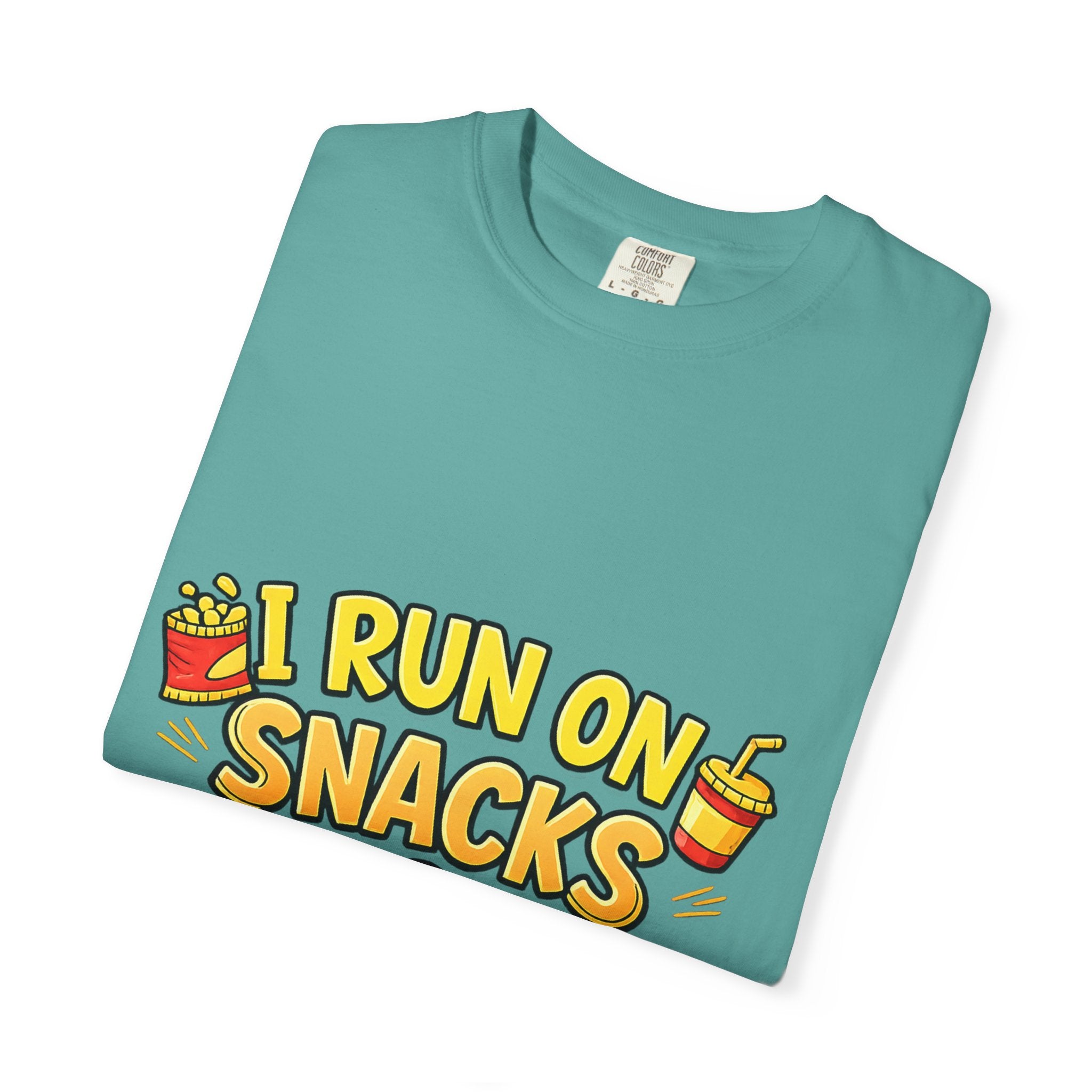 I Run on Snacks & Sarcasm T-Shirt
