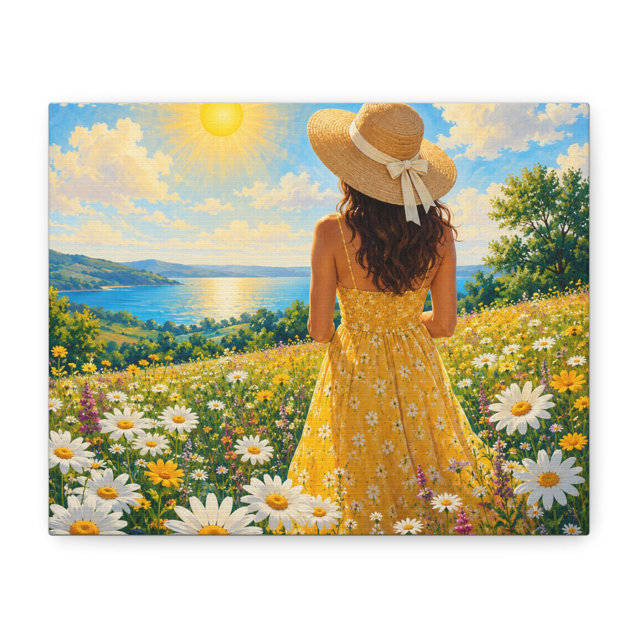 Bloom Where Hope Shines Matte Canvas Art