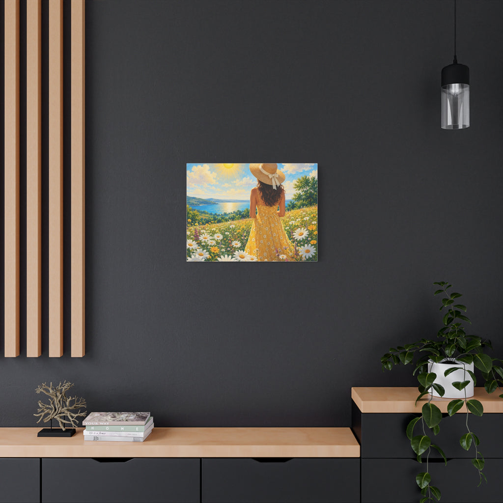 Bloom Where Hope Shines Matte Canvas Art