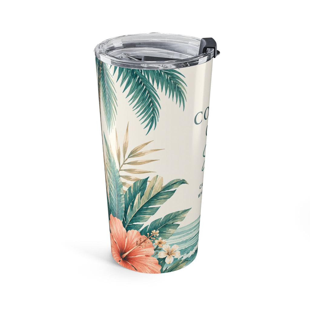 Coconut Cove Studio 20oz Beach Tumbler — Insulated Coastal Travel Cup