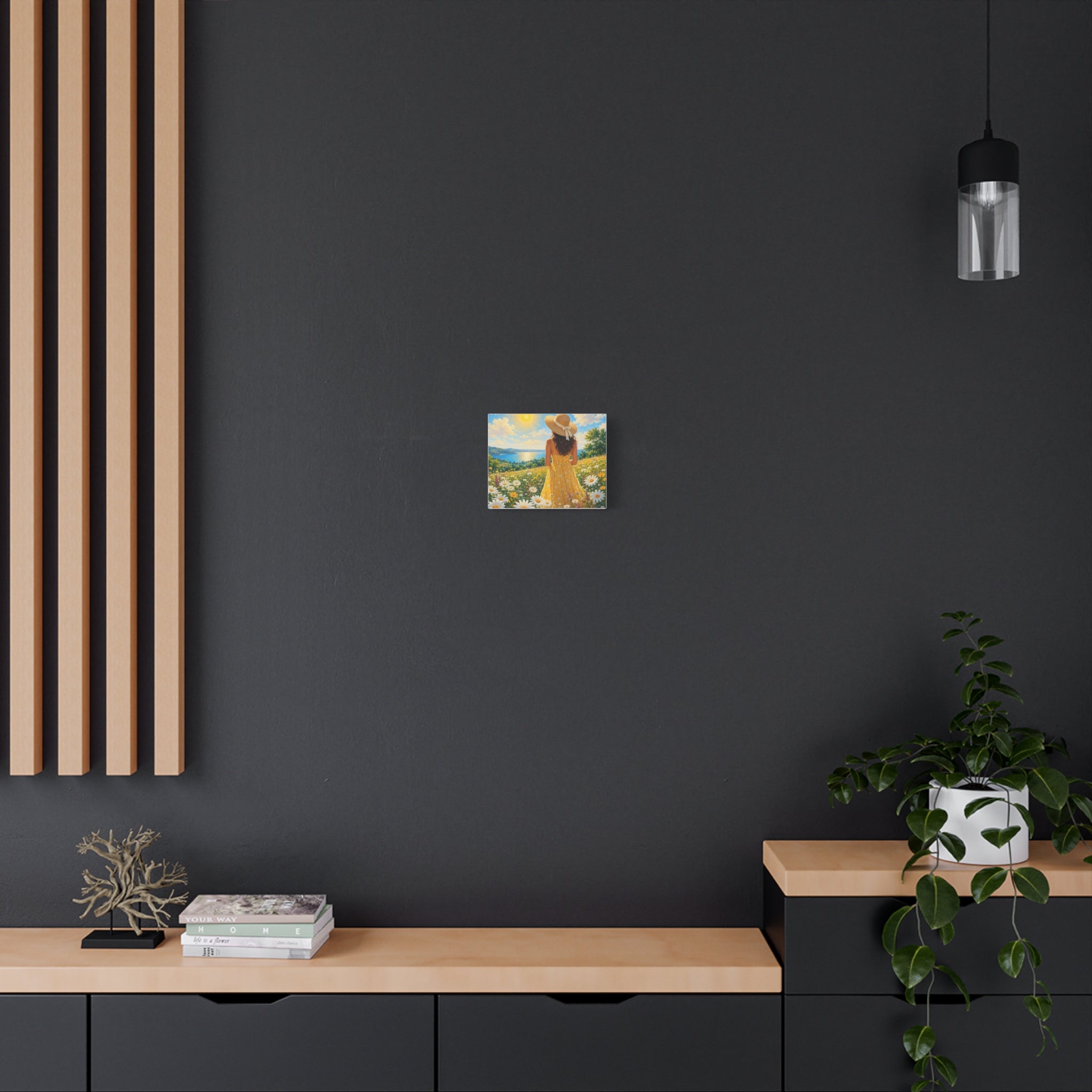 Bloom Where Hope Shines Matte Canvas Art