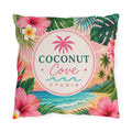 Tropical Coconut Cove Outdoor Pillow