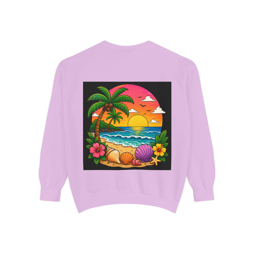 Vacation Vibes Sweatshirt — "Work Can Wait, Vacation Can't" Beach Resort Pullover