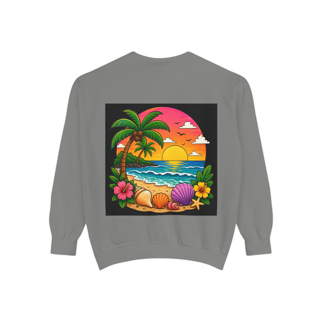 Vacation Vibes Sweatshirt — "Work Can Wait, Vacation Can't" Beach Resort Pullover