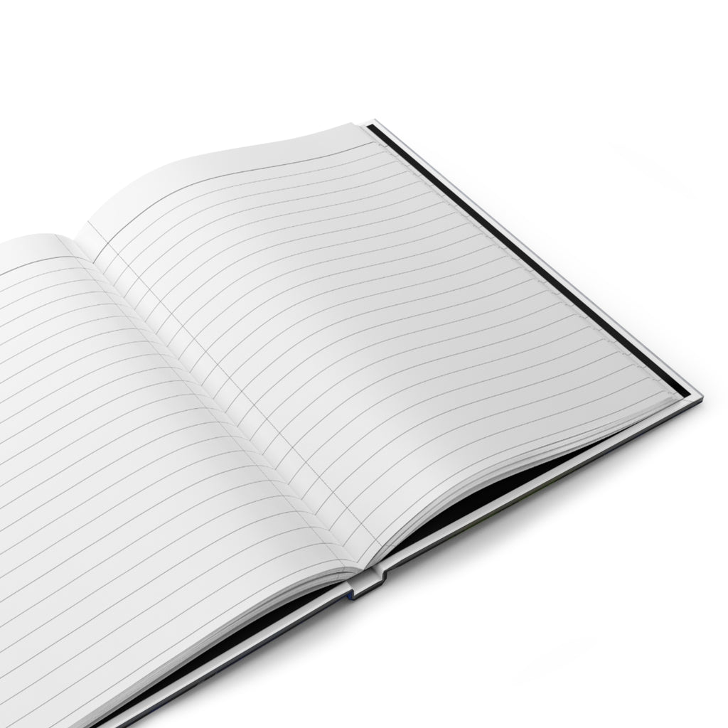 Motivational Anime Hardcover Journal — "Focus Learn Grow Achieve Repeat"