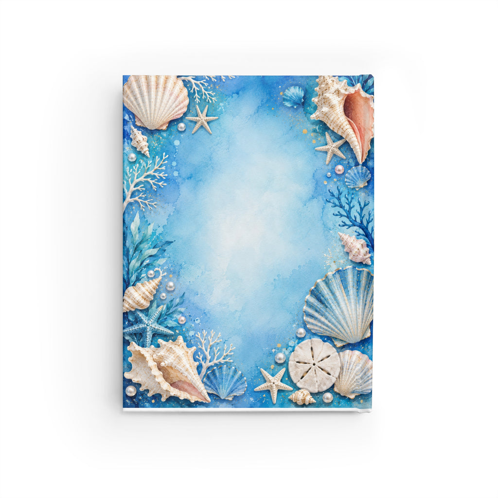 Coastal Soul Journal — Seashell Beach Notebook for Mindfulness & Travel