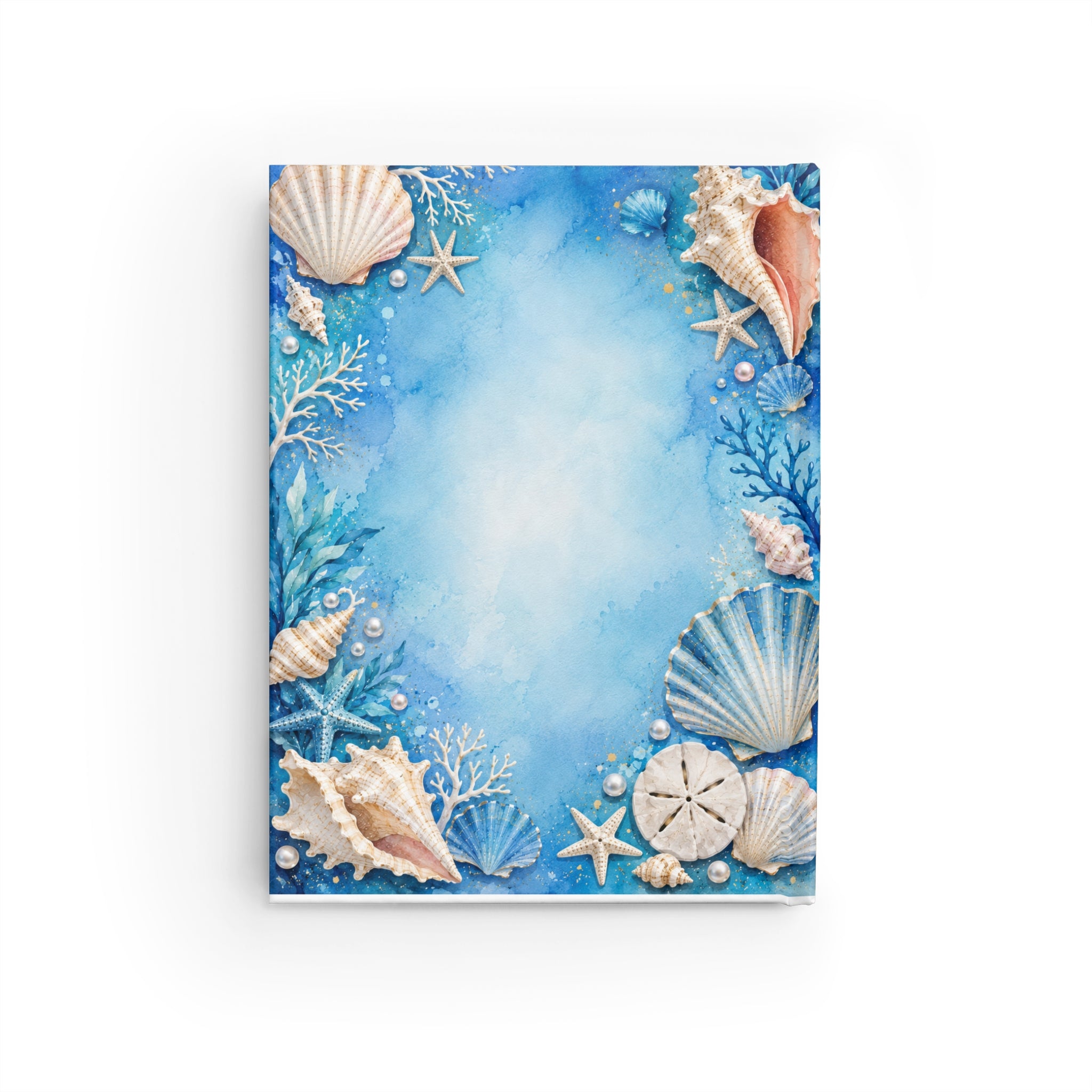 Coastal Soul Journal — Seashell Beach Notebook for Mindfulness & Travel